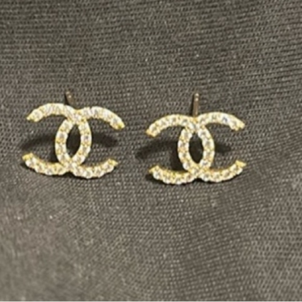 Chanel 14K earrings